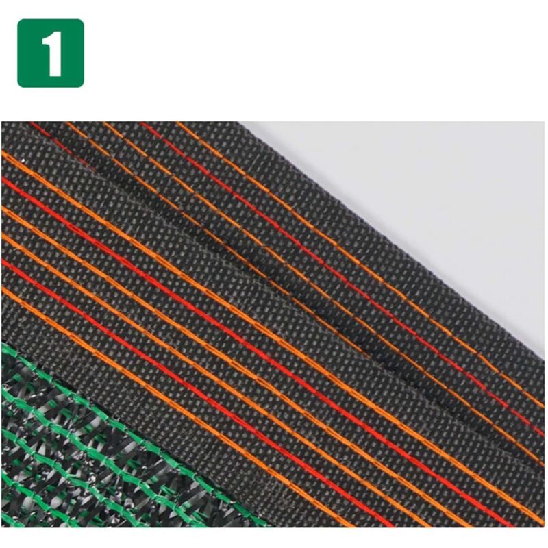 foto del prodotto ymyny - rete ombreggiante verde per esterni rete ombreggiante per orti, rete anti-foglie, protezione solare al 55%, vela ombreggiante, per giardino, rete frangivento agricola (3x5 m/9,84x16,4 piedi)