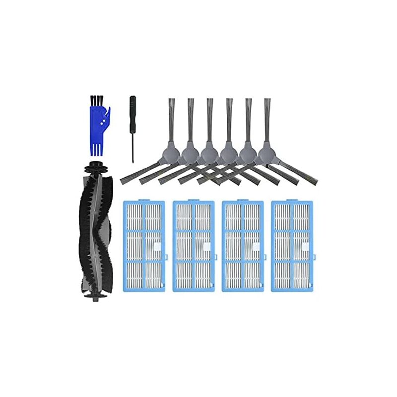 foto del prodotto ymyny ricambi per aspirapolvere coredy r3500 r550 spazzola principale lavabile per robot aspirapolvere coredy colore blu