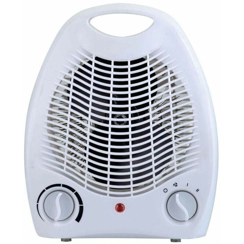 foto del prodotto ymyny riscaldatore elettrico 2000w ideale per il bagno funzione calore e ventilazione termoventilatore regolatore di temperatura maniglia per un