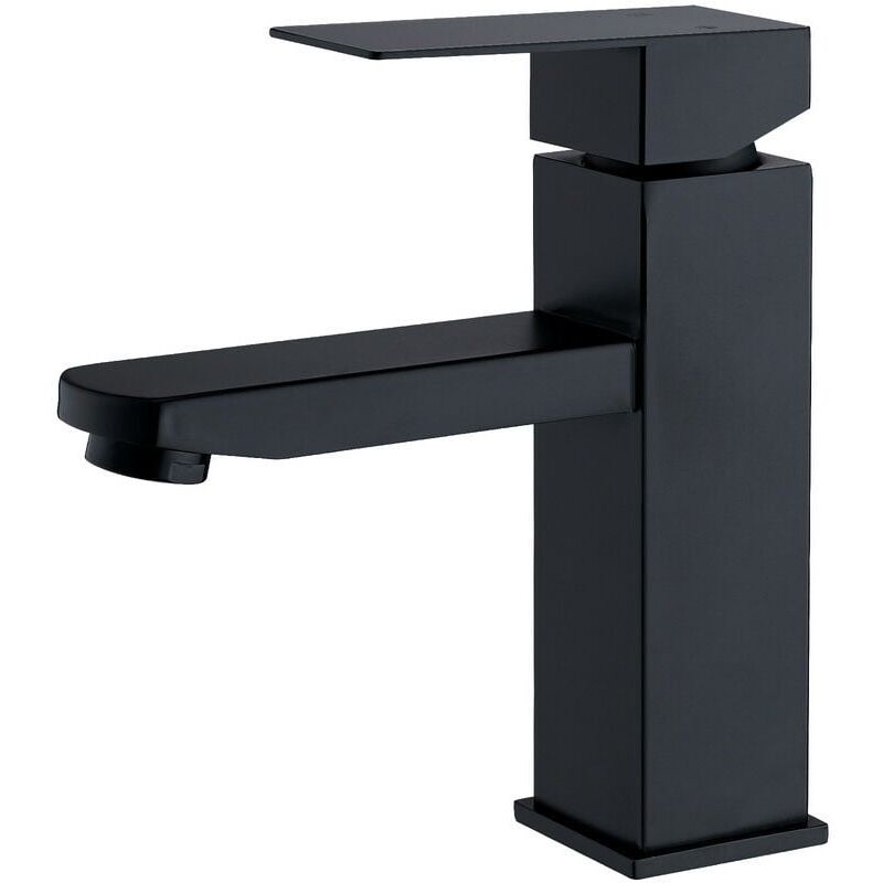 foto del prodotto ymyny rubinetto per bagno in acciaio inox con maniglia quadrata, miscelatore per lavabo, acqua calda e fredda, disponibile, rubinetto per lavabo