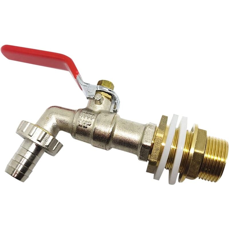 foto del prodotto ymyny rubinetto per serbatoio da 1000 litri, adattatore per serbatoio per rubinetto di raccolta dell acqua piovana da 1 2 13 mm , adattatore per