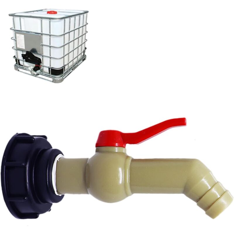 foto del prodotto ymyny rubinetto per serbatoio, valvola di scarico, adattatore per serbatoio, tappo per serbatoio, valvola s60x6, rubinetto per collettori di acqua