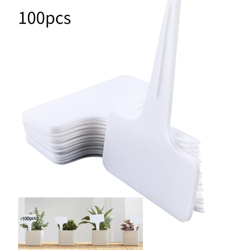 foto del prodotto ymyny set di 100 etichette per piante, etichetta potager, etichetta giardino esterno. ideale per giardini, giardini o fattorie.
