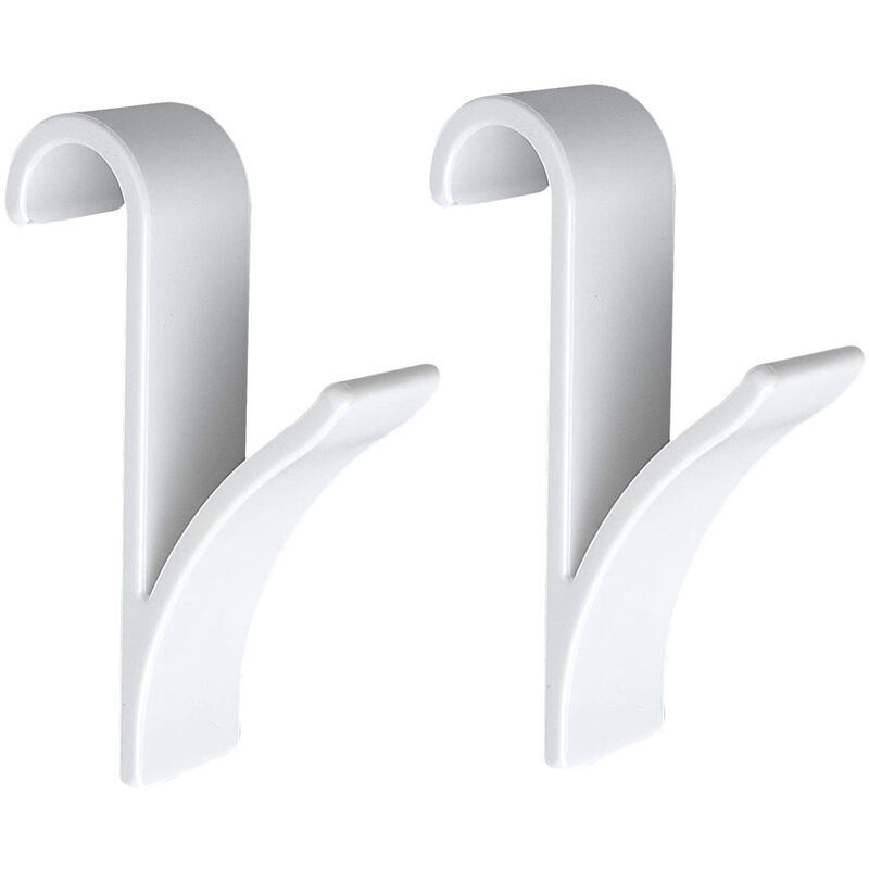 foto del prodotto ymyny set di 2 ganci per termosifoni per scaldasalviette ganci per termosifoni in plastica bianca
