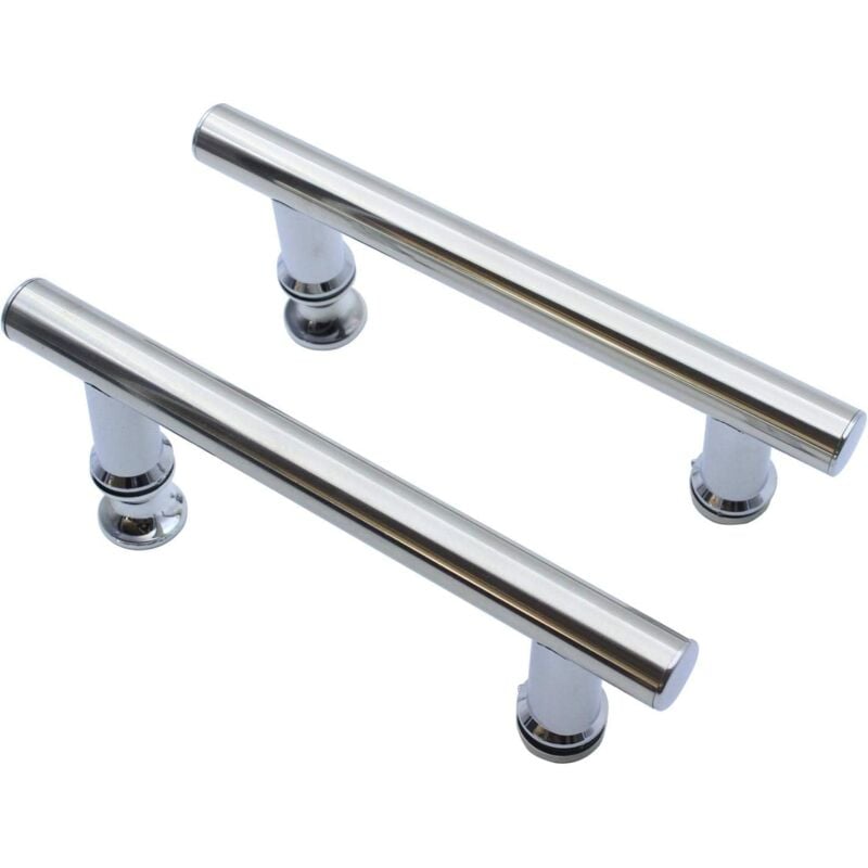 foto del prodotto ymyny set di 2 maniglie per porta doccia in acciaio inox 145 mm