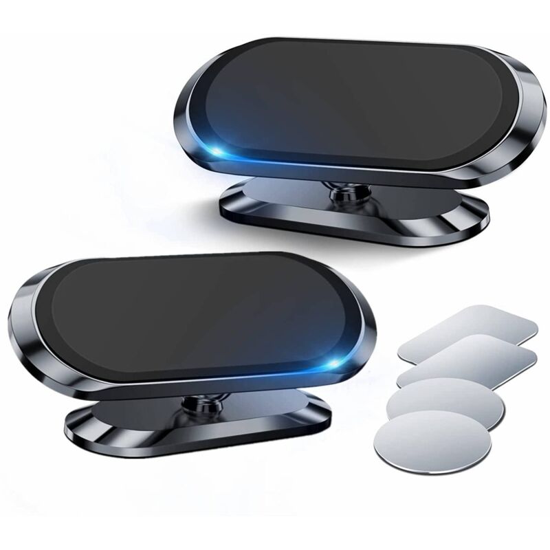 foto del prodotto ymyny set di 2 supporti magnetici per telefono da auto, supporto per telefono da auto, rotazione a 360 , supporto magnetico per telefono da auto