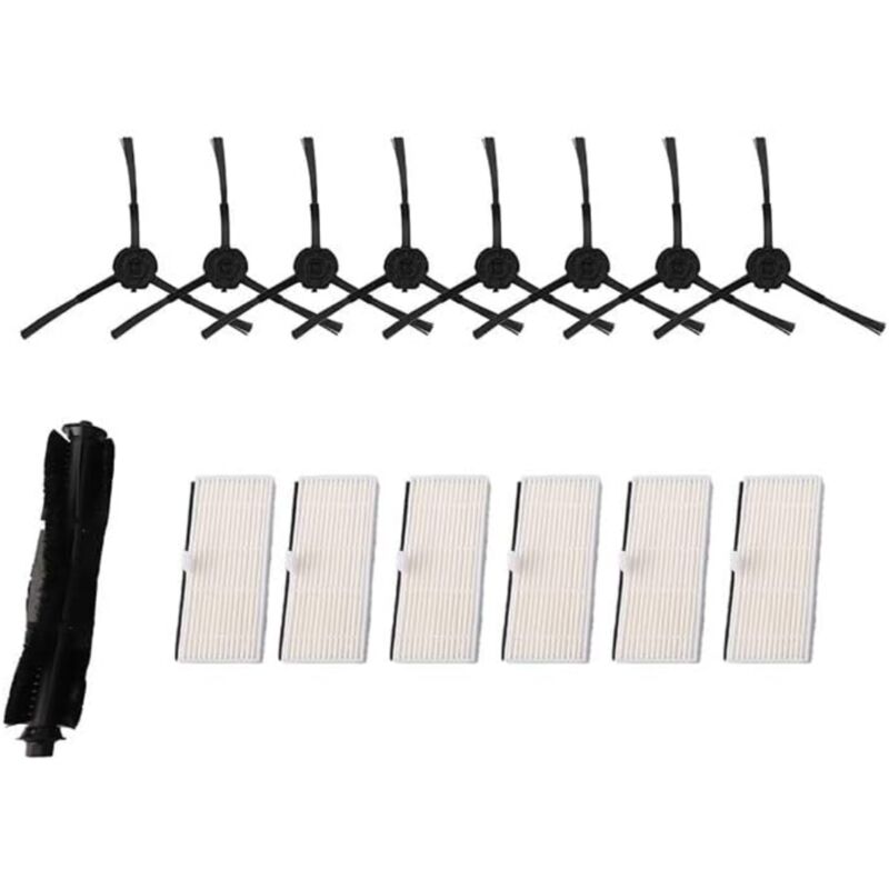 foto del prodotto ymyny set di accessori da 17 pezzi per aspirapolvere robot roborock s8 s8 , incluse 2 spazzole principali
