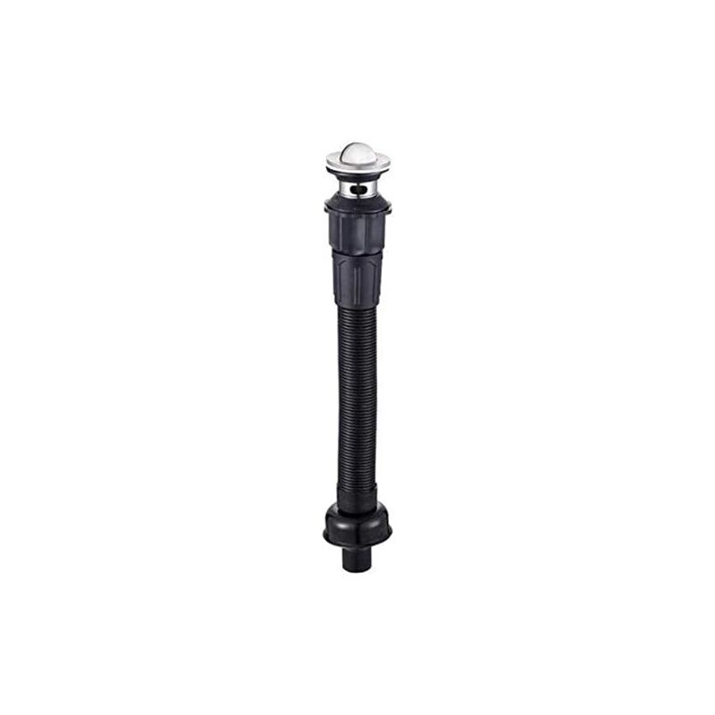 foto del prodotto ymyny set di tubi di scarico per lavabo, giunto per tubo di scarico in acciaio inossidabile, lunghezza 42 2 cm, dimensione massima 85 cm, nero