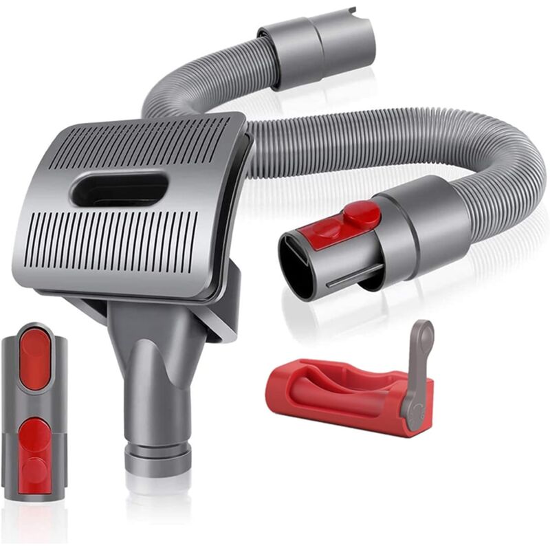 foto del prodotto ymyny spazzola per aspirapolvere per cani e gatti, strumento per la toelettatura per dyson v11 v10 v8 v7 tubo di prolunga flessibile adattatore