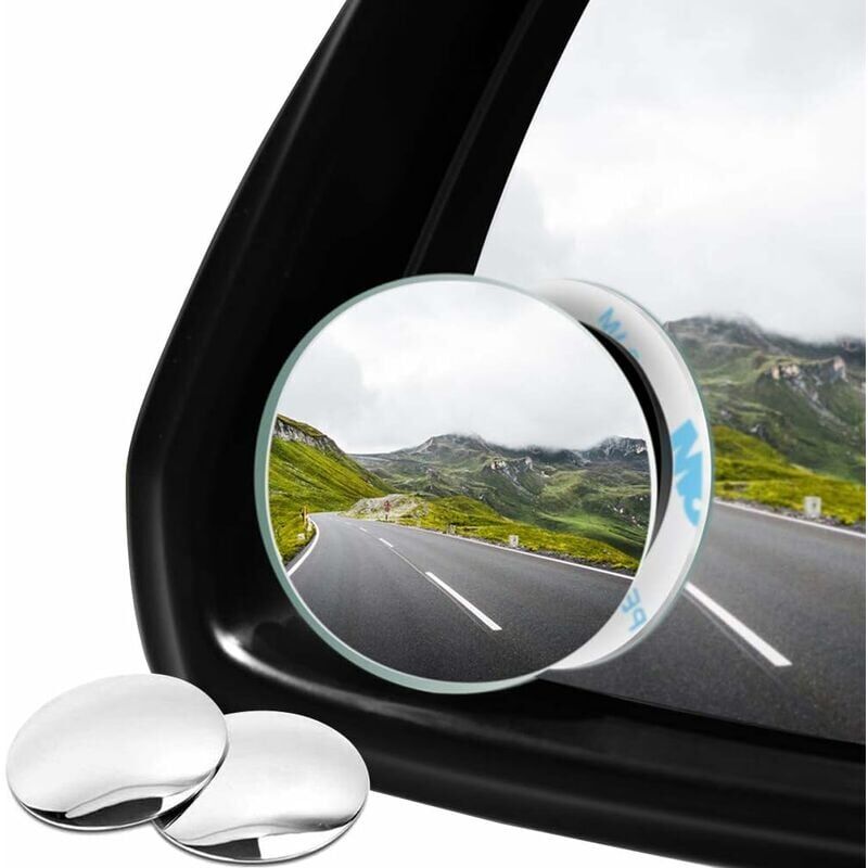 foto del prodotto ymyny specchietti retrovisori per angolo cieco per auto confezione da 2, convessi, girevoli a 360 , impermeabili, per auto universali