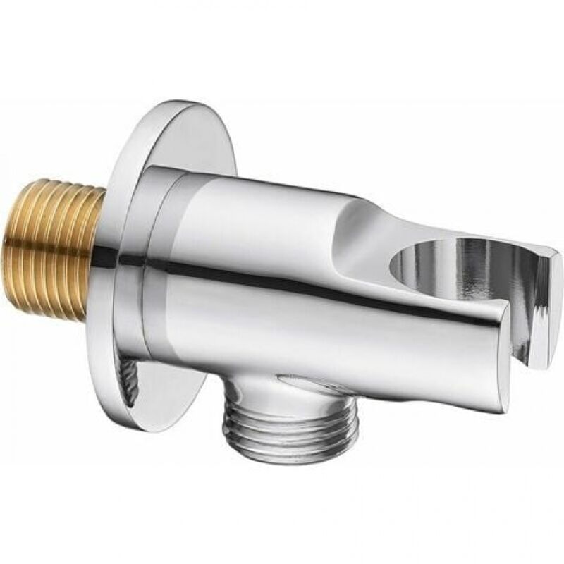 foto del prodotto ymyny supporto per gomito per soffione doccia cromato, supporto per soffione doccia, gomito a parete per doccetta o soffione doccia per bagno