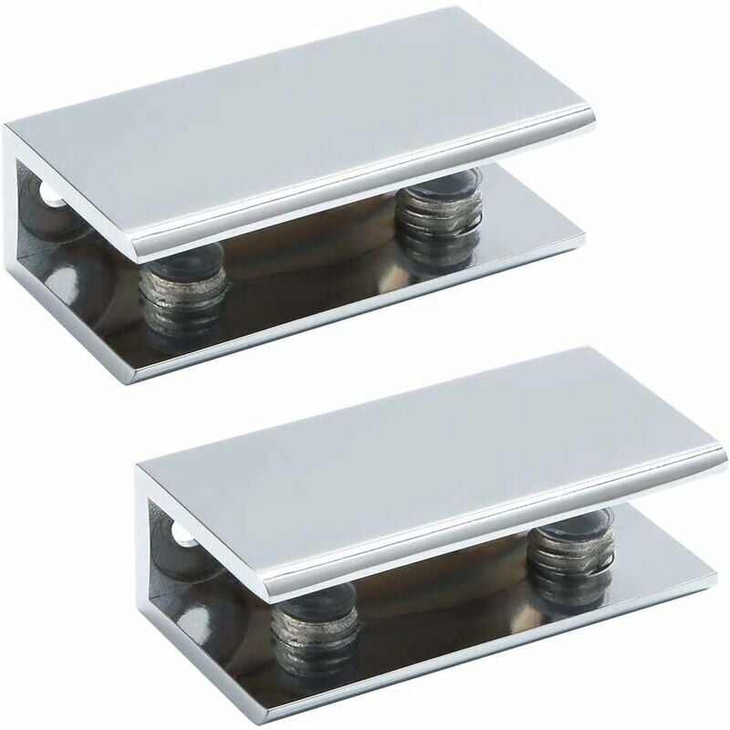 foto del prodotto ymyny supporto per mensola in vetro supporto per mensola a parete, cerniera per porta, adattabile, spessore vetro 8 12 mm, acciaio inossidabile,