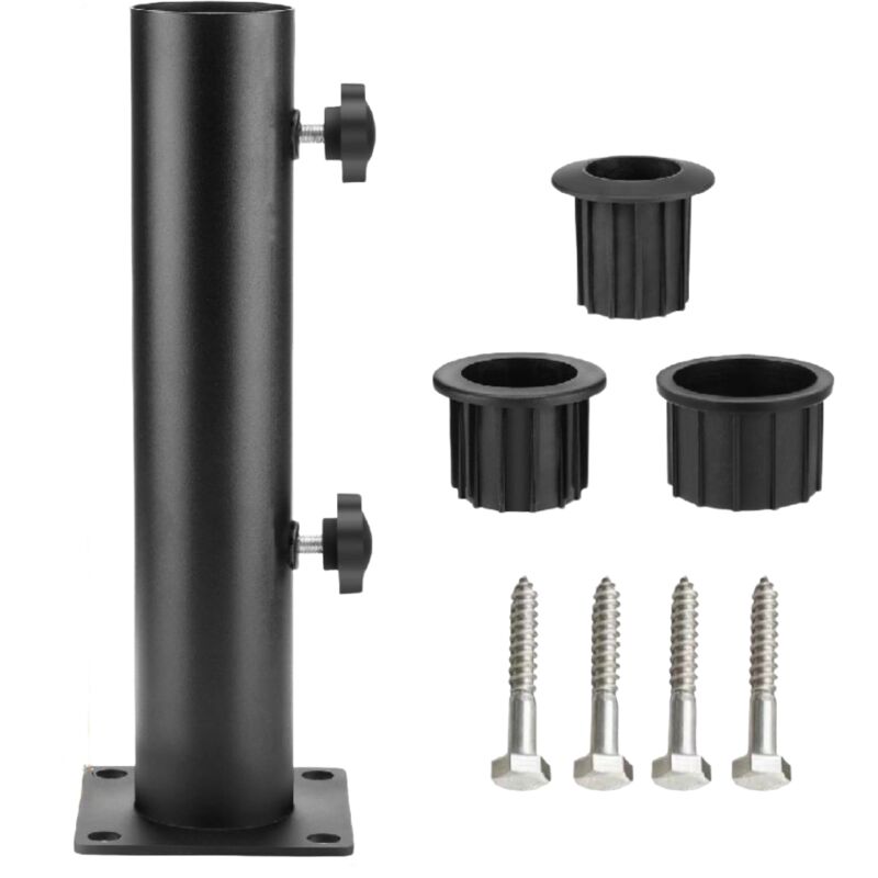 foto del prodotto ymyny supporto per ombrellone resistente per patio, ringhiere, spiaggia, cortile, balcone, barche, portellone posteriore