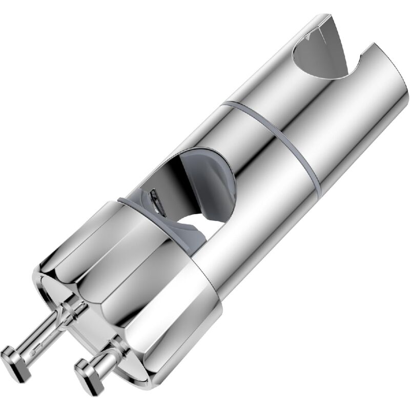 foto del prodotto ymyny supporto per soffione doccia di ricambio supporto per soffione doccia universale regolabile con 2 ganci per asta doccia da 16 28 mm, clip di