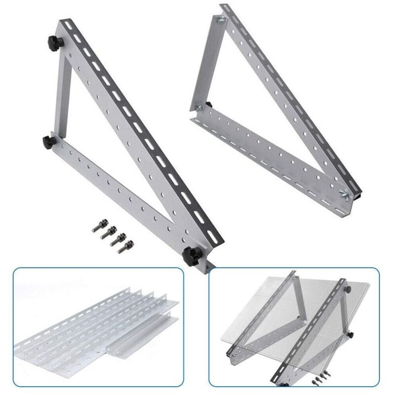 foto del prodotto ymyny supporto solare crediri per moduli solari con angolo di inclinazione regolabile 556 mm