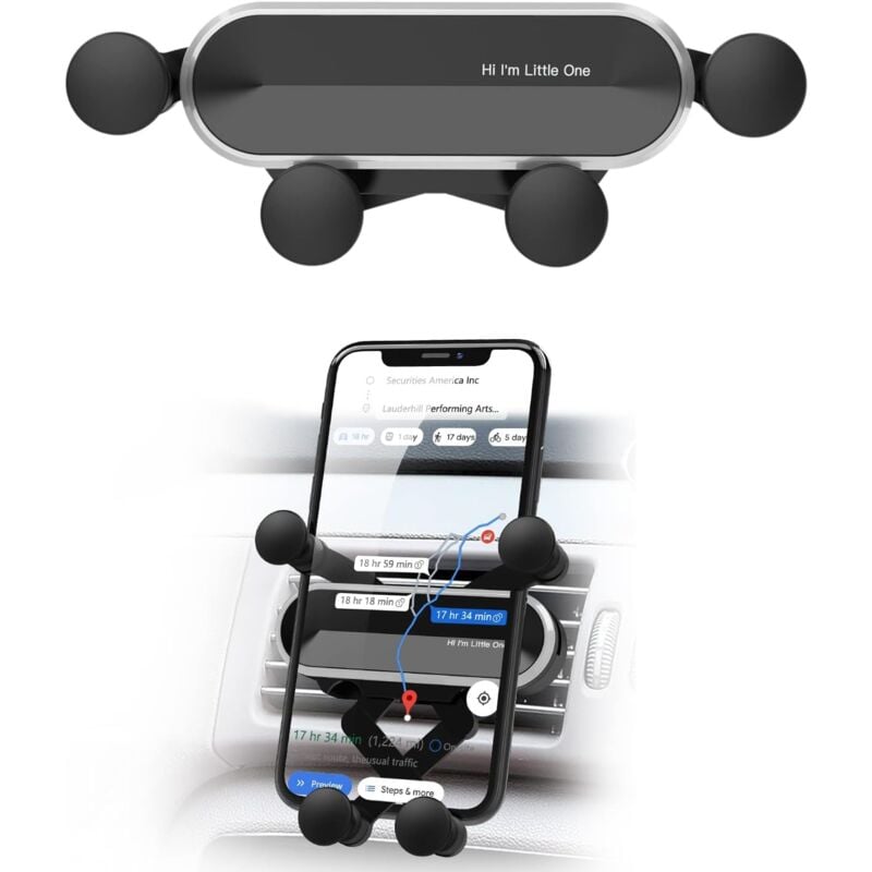 foto del prodotto ymyny supporto universale per auto crediri con rotazione a 360 , supporto ventilato per auto per samsung s20 s10, huawei, oneplus, altri smartphone