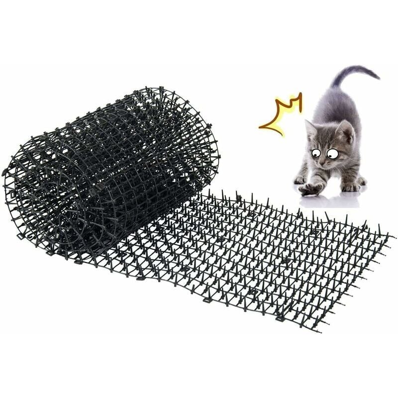 foto del prodotto ymyny tappetino anti spina crediri, griglia da giardino, anti cani, gatti, animali domestici, 200 x 30 cm