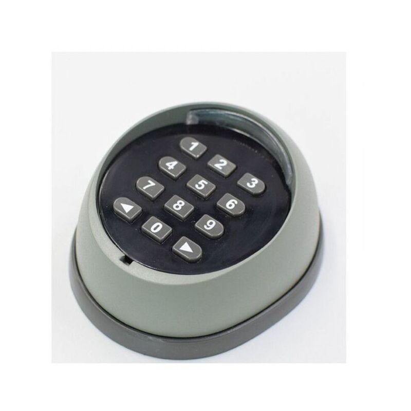 foto del prodotto ymyny tastiera in metallo per apricancello, tastiera rolling code 433 mhz, tastiera di controllo accessi per porte da garage di alta qualit , nero