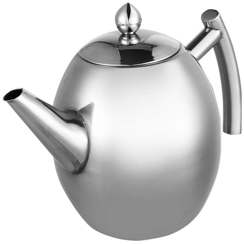foto del prodotto ymyny teiera marocchina con filtro bollitore per caffettiera in acciaio inossidabile da 1 litro con filtro, contenitore per caff e t con fondo