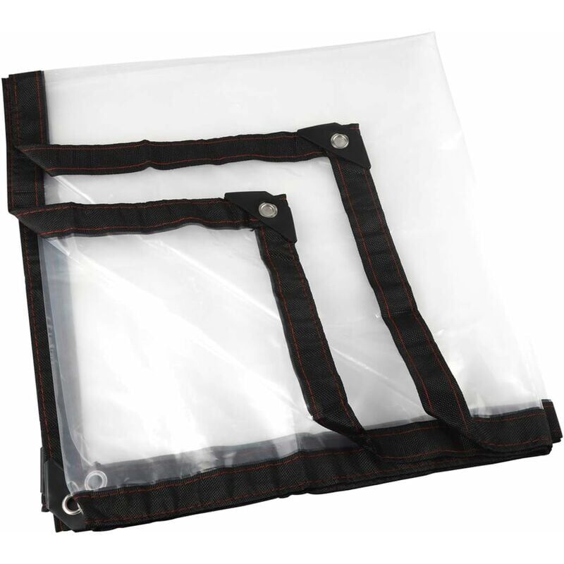 foto del prodotto ymyny telone trasparente telo impermeabile trasparente per giardino, pellicola isolante antigelo e antipioggia, copertura in plastica pe 2,2 m 