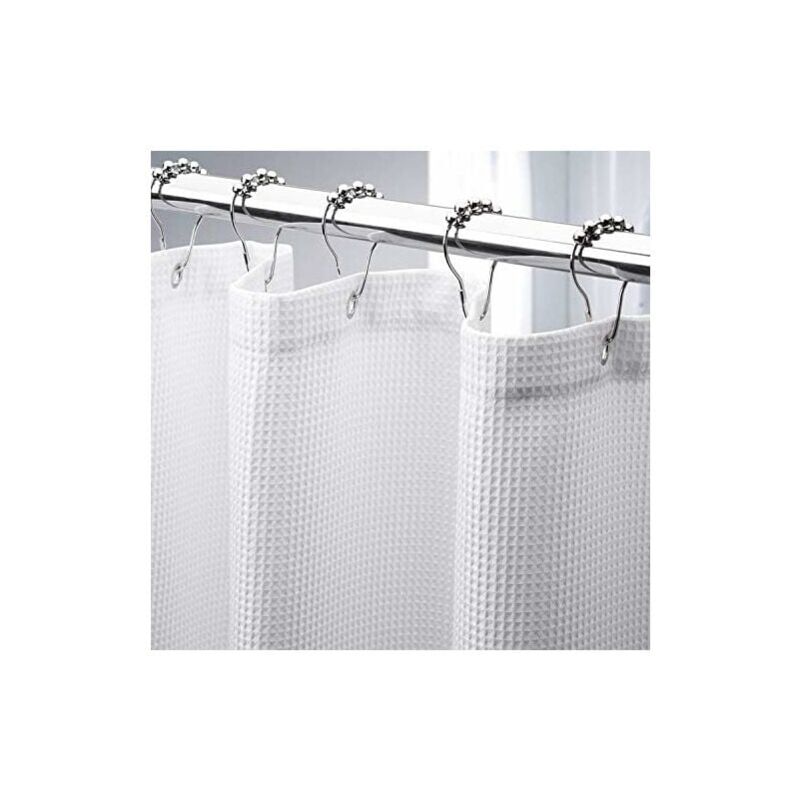 foto del prodotto ymyny tenda da doccia a nido d ape 180x180 cm, tende da doccia in tessuto resistente con trama a nido d ape, tende da doccia per bagno di qualit 
