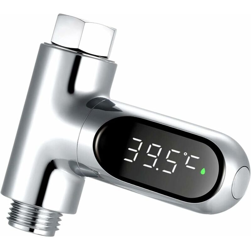 foto del prodotto ymyny termometro da doccia termometro da bagnetto per neonati, display digitale a led per la temperatura della doccia, display celsius fahrenheit,