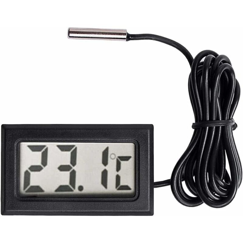 foto del prodotto ymyny termometro digitale lcd con sonda per la misurazione della temperatura, intervallo da 50 c a 110 c