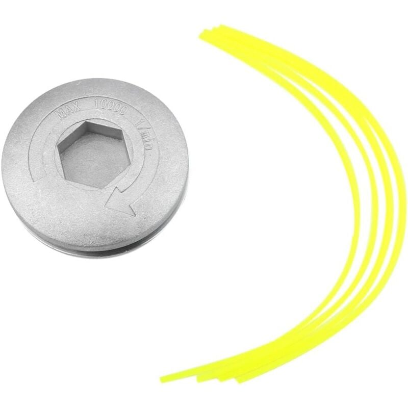 foto del prodotto ymyny testina per decespugliatore in alluminio crediri, testina per decespugliatore universale a 4 fili, testina per decespugliatore in alluminio