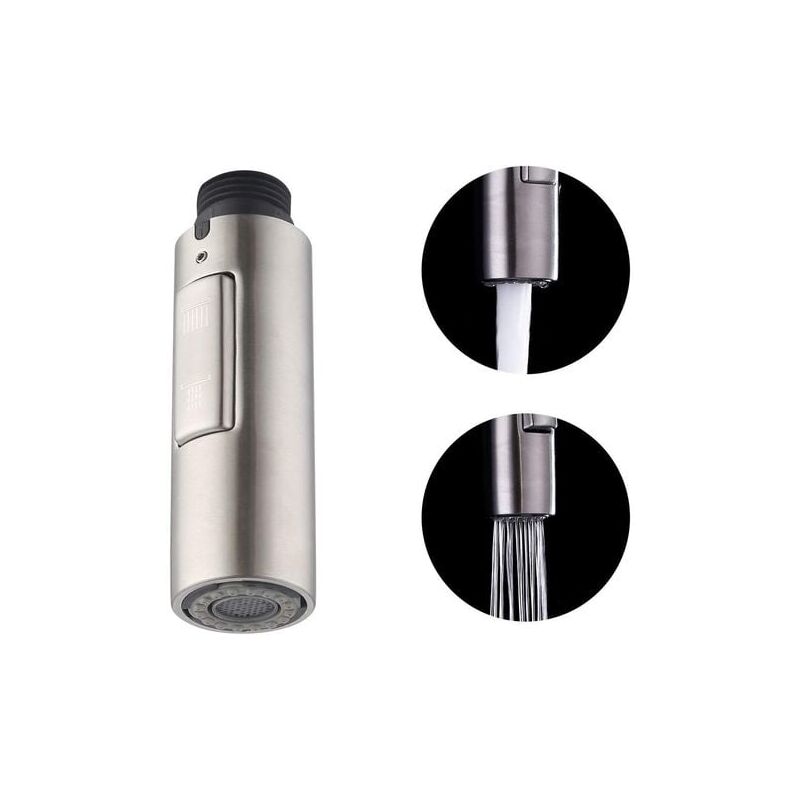 foto del prodotto ymyny ugello di ricambio per rubinetto da cucina, spruzzatore universale g1 2, testa del rubinetto staccabile, acciaio inossidabile sus304