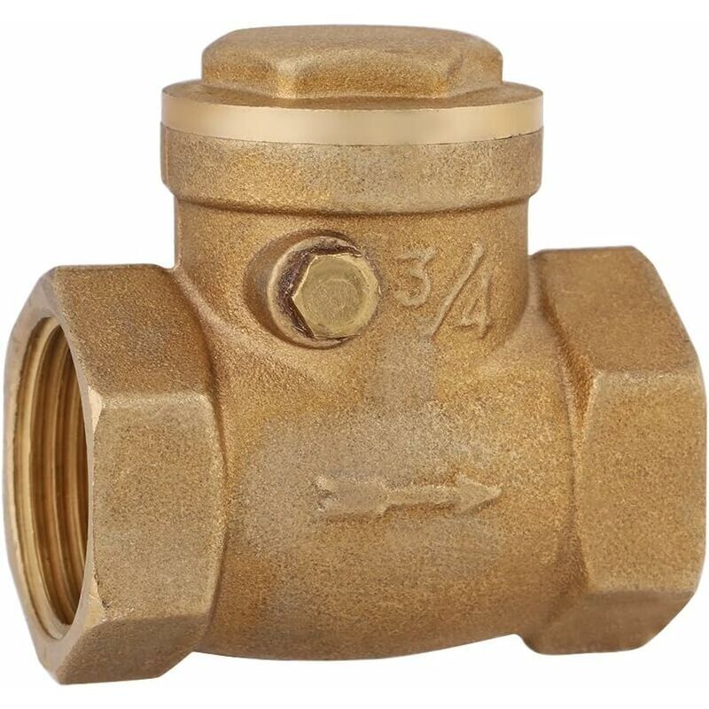 foto del prodotto ymyny valvola di ritegno valvola di ritegno a battente dn20 232 psi 3 4 femmina in ottone, valvola di ritegno dell acqua con filettatura
