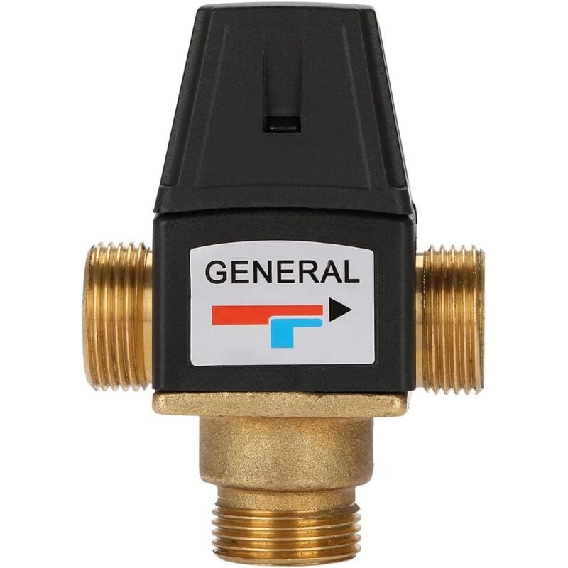 foto del prodotto ymyny valvola miscelatrice termostatica in ottone 3 vie filettatura esterna dn20 filettatura maschio valvola miscelatrice termostatica in ottone