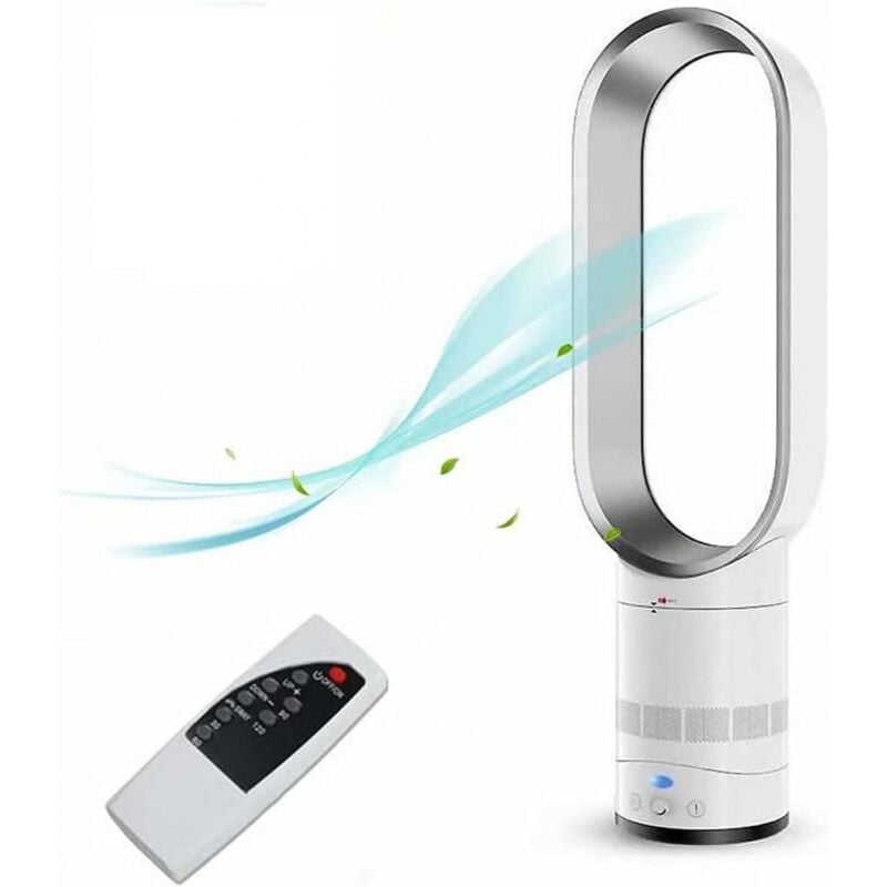 foto del prodotto ymyny ventilatore a torre da 16 pollici, ventilatore senza foglie con timer da 0,5 2 ore, comodo ventilatore di raffreddamento naturale per casa,