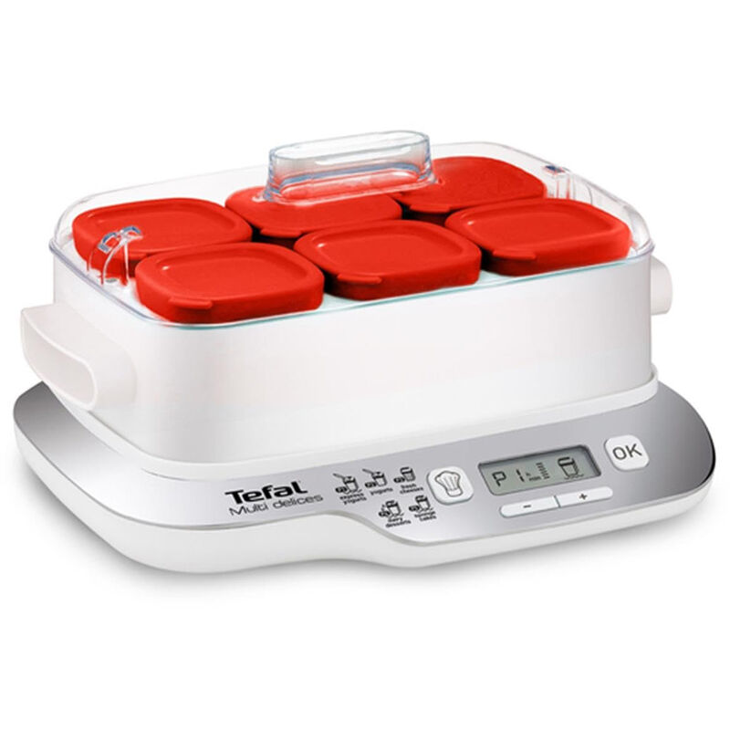 foto del prodotto yogurtiera 6 vasetti da 140ml 450w yg660132 tefal