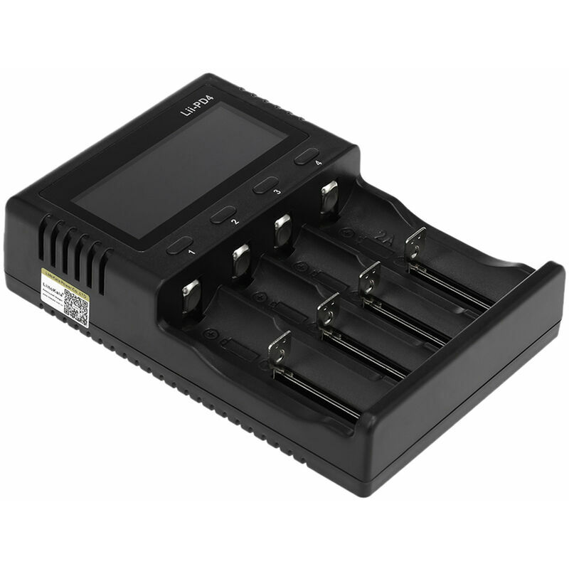 foto del prodotto yoouyida caricabatterie caricabatterie universale intelligente a quattro slot con display standard europeo