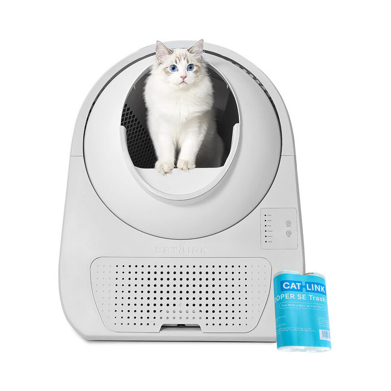 foto del prodotto young lettiera autopulente, con scaletta, deodorante, silenziosa, per pi gatti catlink