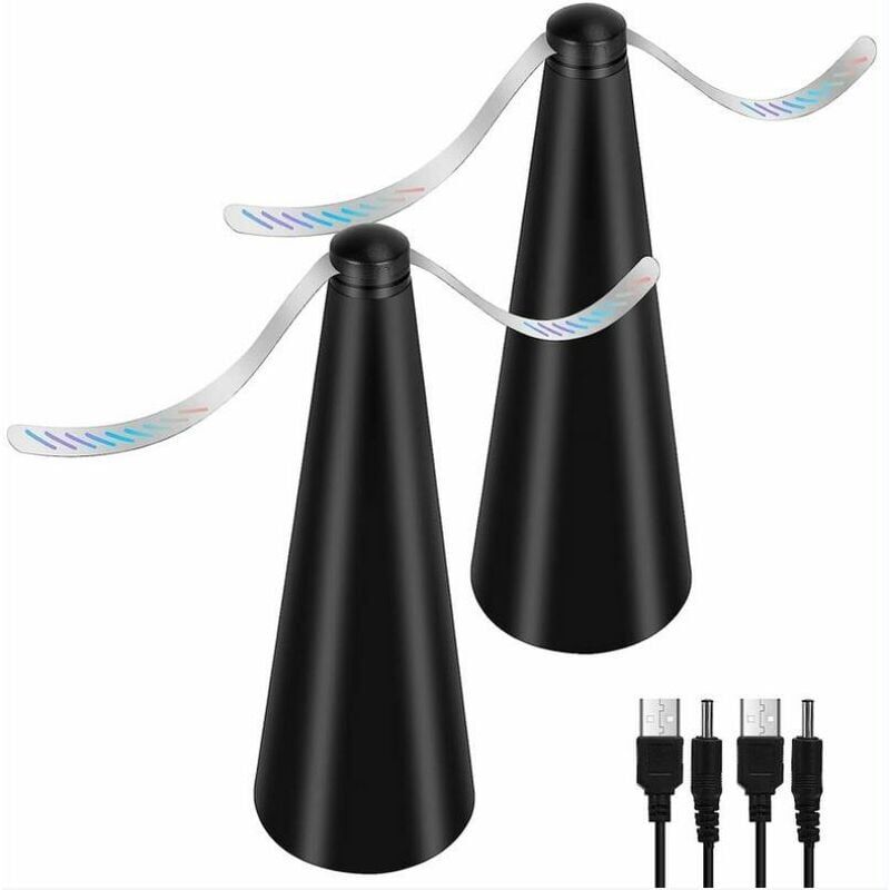 foto del prodotto yoyo ventilatore antimosche, set di 2 repellenti antizanzare senza l uso di prodotti chimici, tiene lontane mosche e insetti dal cibo, per sala da