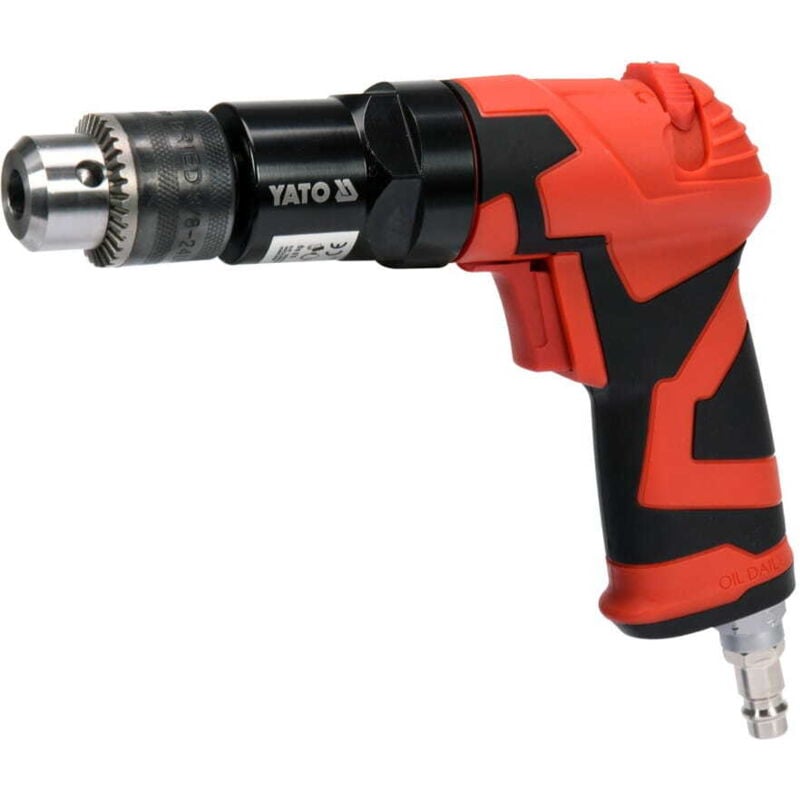 foto del prodotto yt 09703 trapano ad aria reversibile professionale, ingresso 1 4 , corpo composito ultraleggero yato