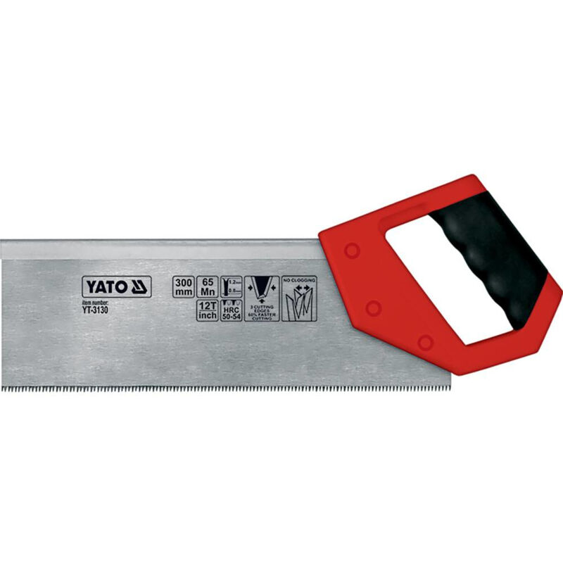 foto del prodotto yt 3130 seghe a dorso in acciaio inox yato
