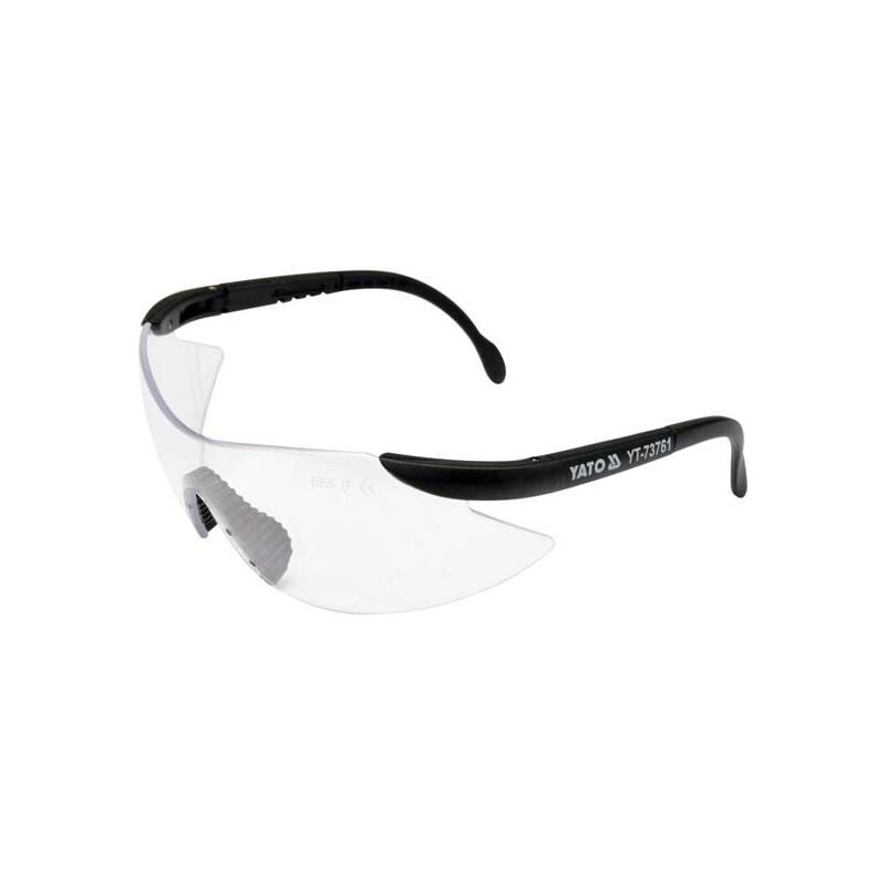 foto del prodotto yt 73761 occhiali di sicurezza de occhiali di sicurezza de nylon nero yato