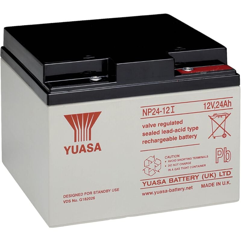 foto del prodotto yuasa batteria al piombo ermetica 12v 24ah np24 12i