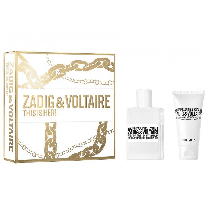 foto del prodotto zadig &amp; voltaire - cofanetto this is her! - eau de parfum 50 ml + lozione corpo 50 ml