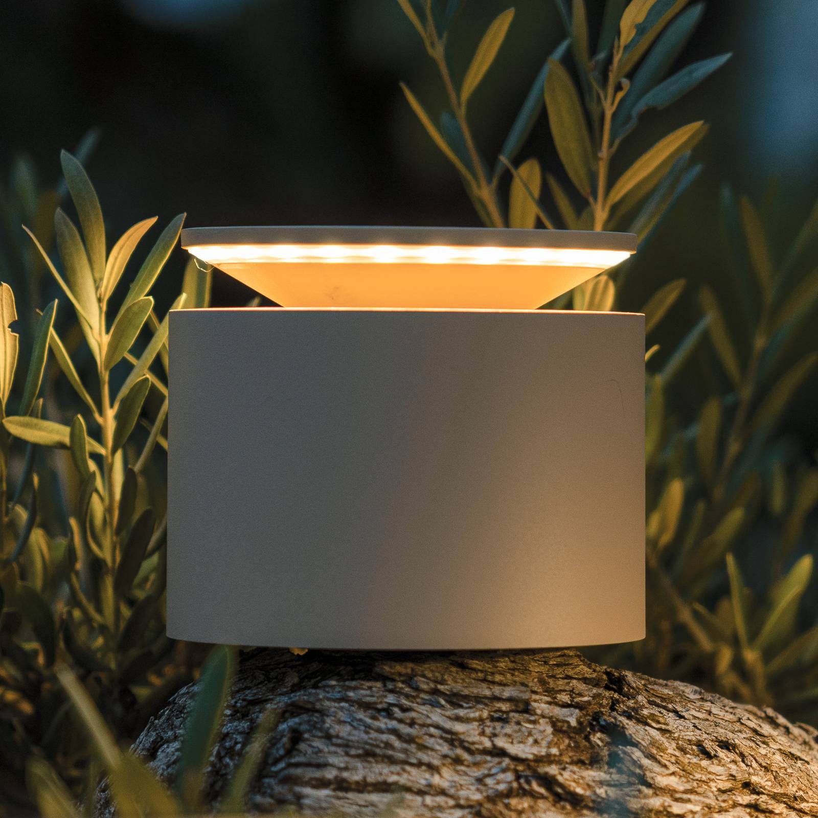 foto del prodotto zafferano lampada da tavolo ricaricabile push-up ip54 sabbia