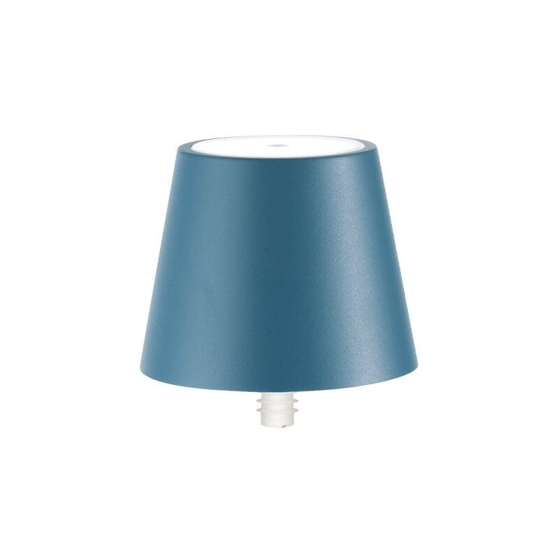 foto del prodotto zafferano poldina stopper lampada da tavolo per bottiglia colore blu ld0349a3