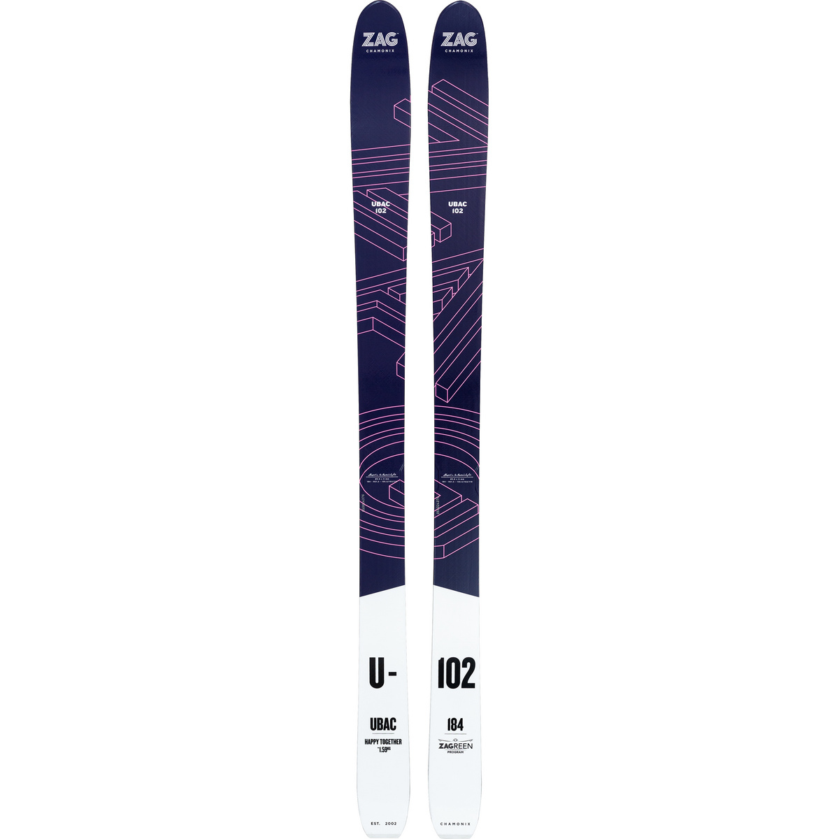 foto del prodotto zag skis sci d alpinismo ubac 102 23 24