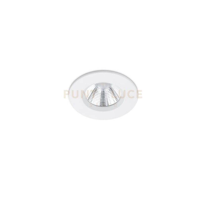 foto del prodotto zagros faretto da incasso led 5,5w 345lm, 3000k rotondo bianco dimmerabile ip65 diam. 8,5cm