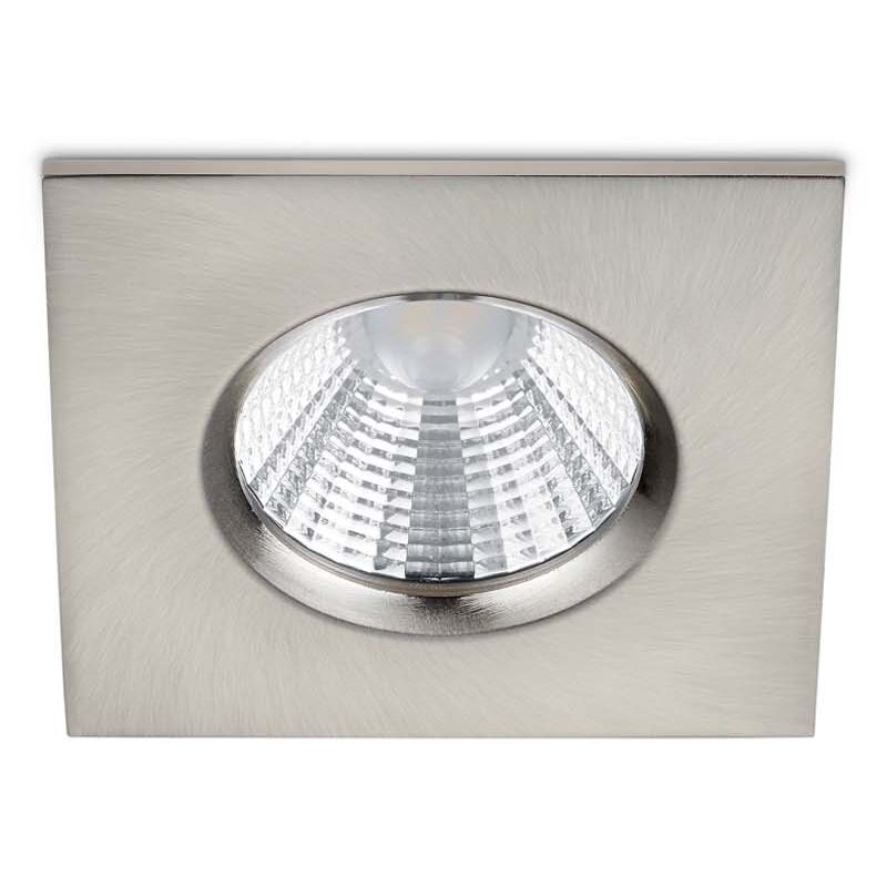 foto del prodotto zagros faretto da incasso led quadrato acciaio dimmerabile ip65 8,5cmx8,5cm