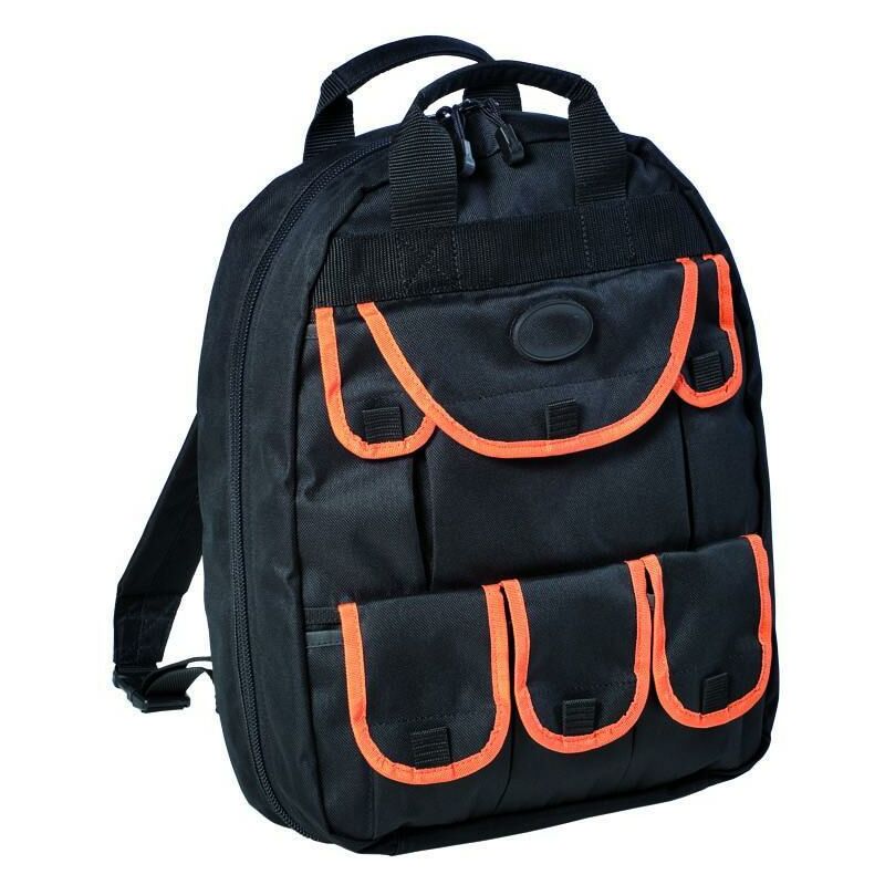 foto del prodotto zainetto porta attrezzi multifunzione con spallacci 31x12x39cm ferrari welcome 14.785
