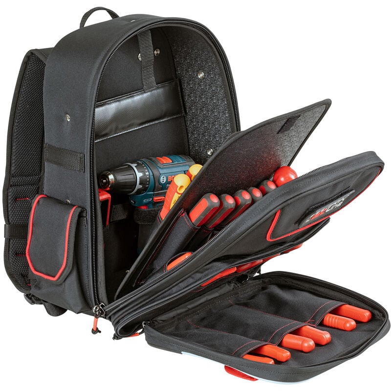 foto del prodotto zaino borsa porta utensili top 07 gt line tasche interne