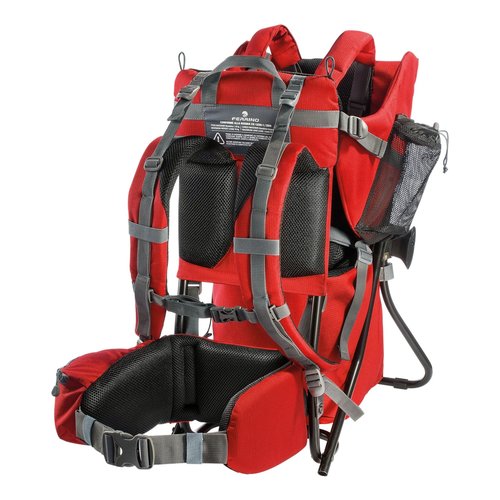 foto del prodotto zaino trekking ferrino 72154arr caribou porta bimbo rosso