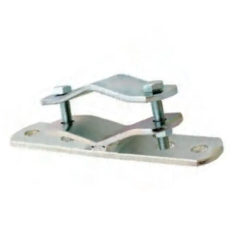 foto del prodotto zanca da tassellare staffa tipo emilia fissaggio antenna tv palo pari muro 0 cm